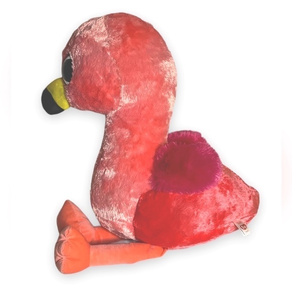 Ty Beanie Baby Gilda Flamingo Plush Stuffed Animal 26”x15” - Picture 6 of 15